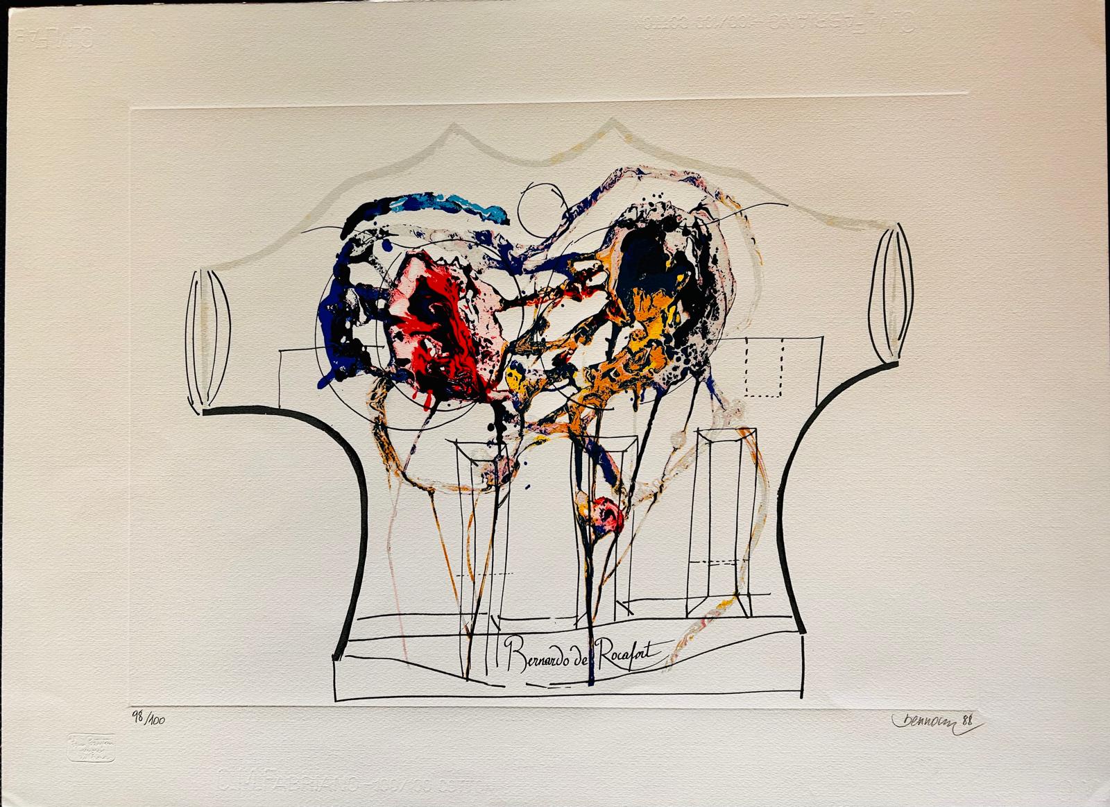 Miguel BERROCAL. Almogavares I, 1988. Serigrafía original firmada a mano