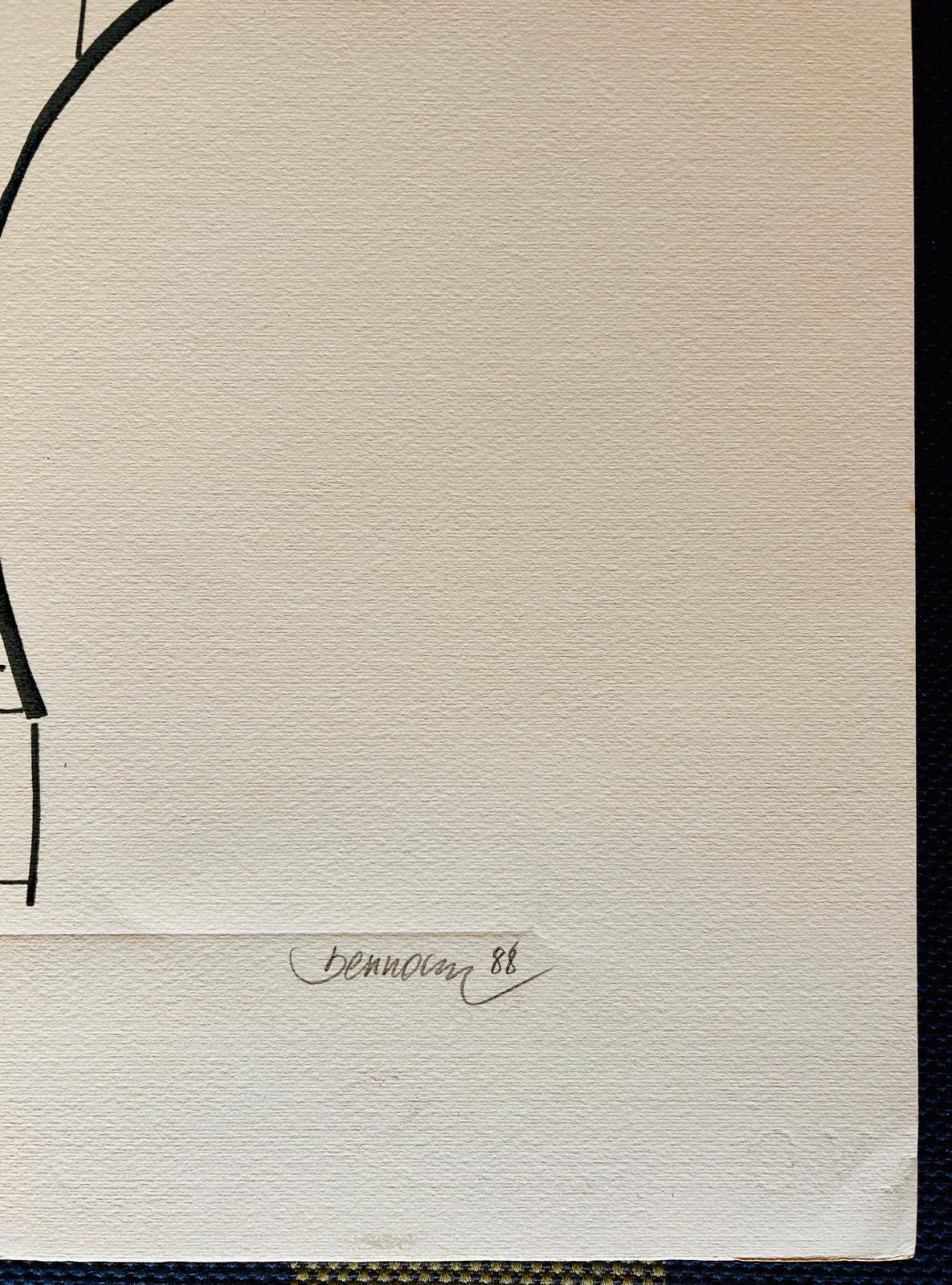 Miguel BERROCAL. Almogavares I, 1988. Serigrafía original firmada a mano