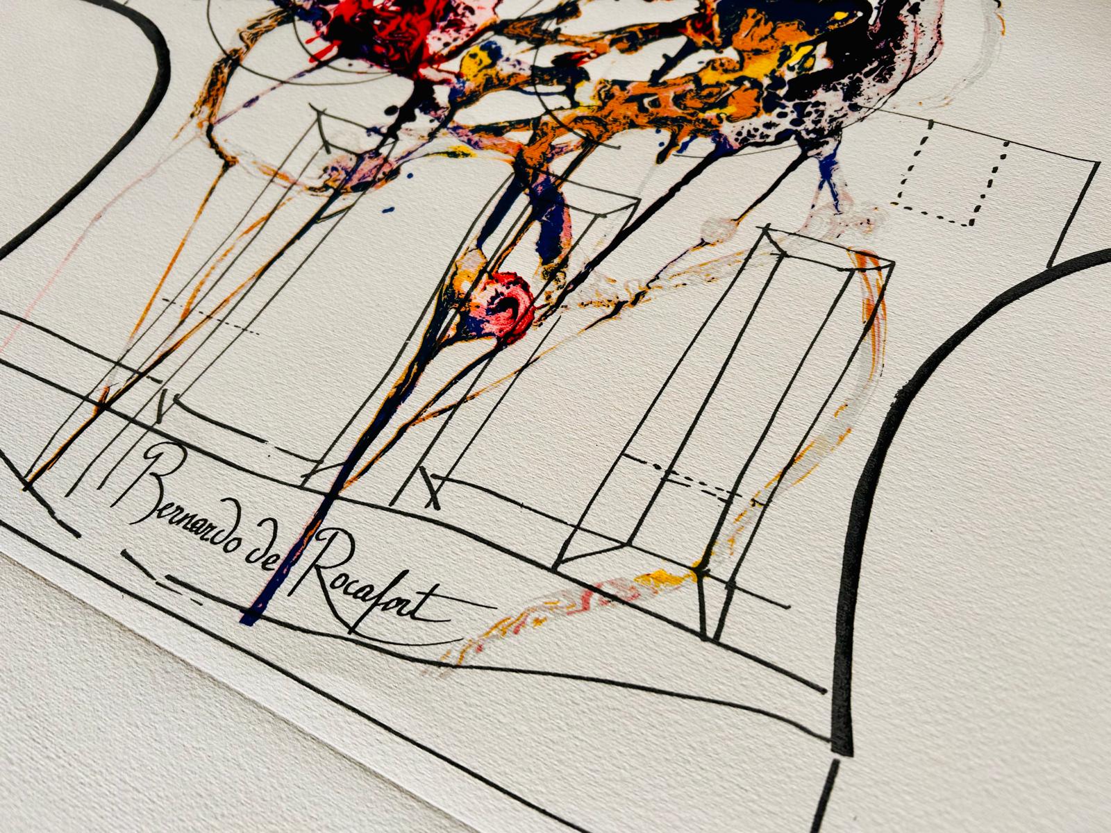 Miguel BERROCAL. Almogavares I, 1988. Serigrafía original firmada a mano