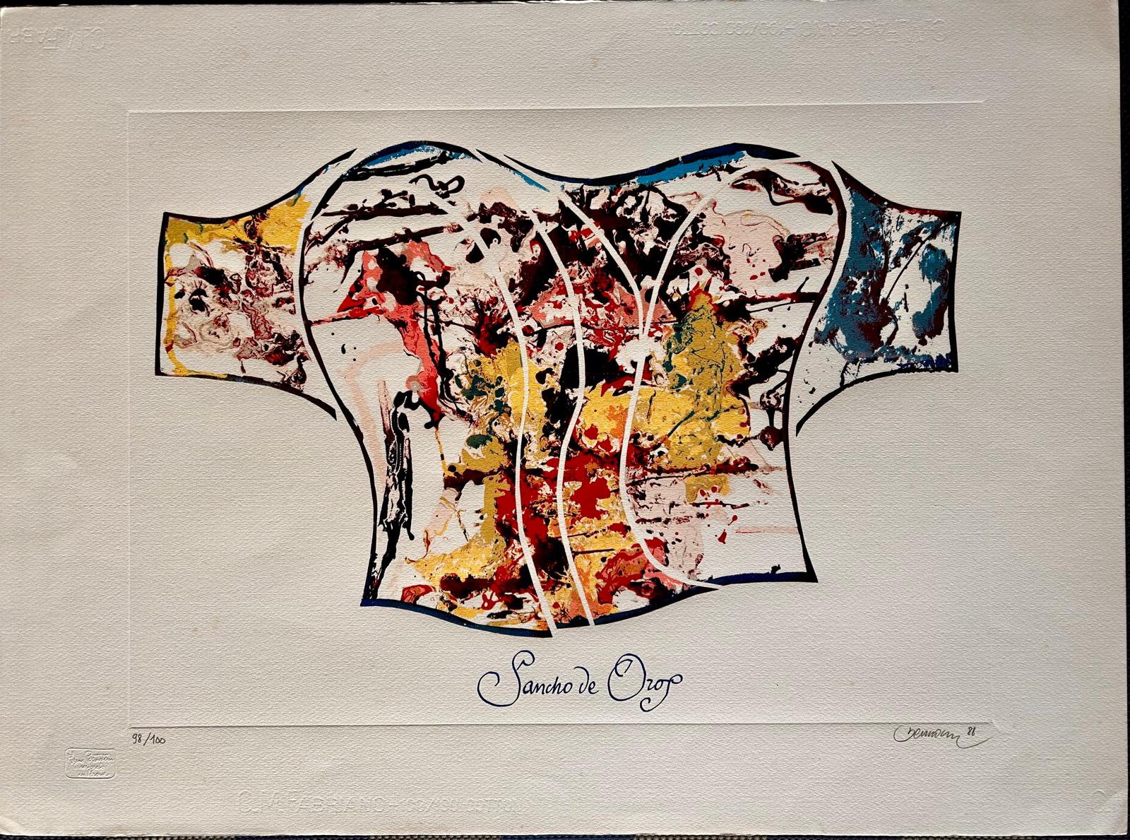 Miguel BERROCAL. Almogavares II, 1988. Serigrafía original firmada a mano