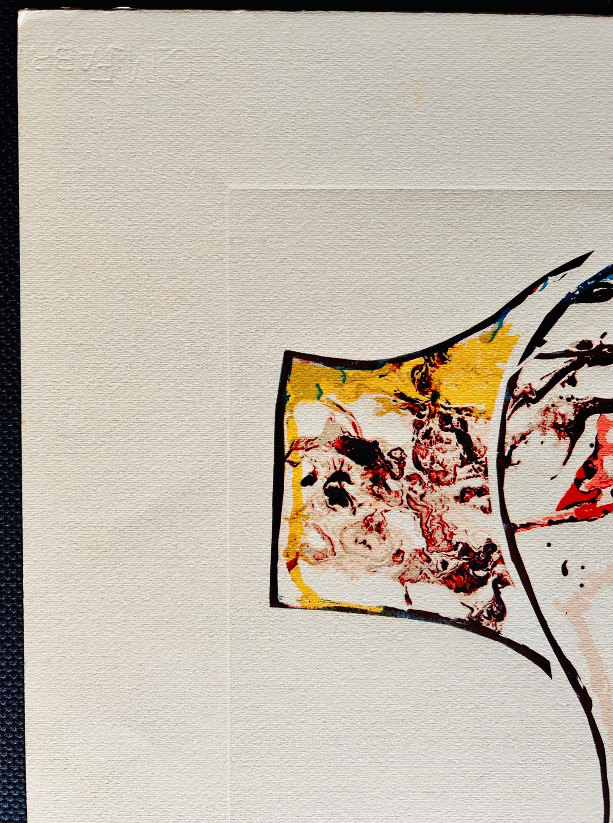 Miguel BERROCAL. Almogavares II, 1988. Serigrafía original firmada a mano