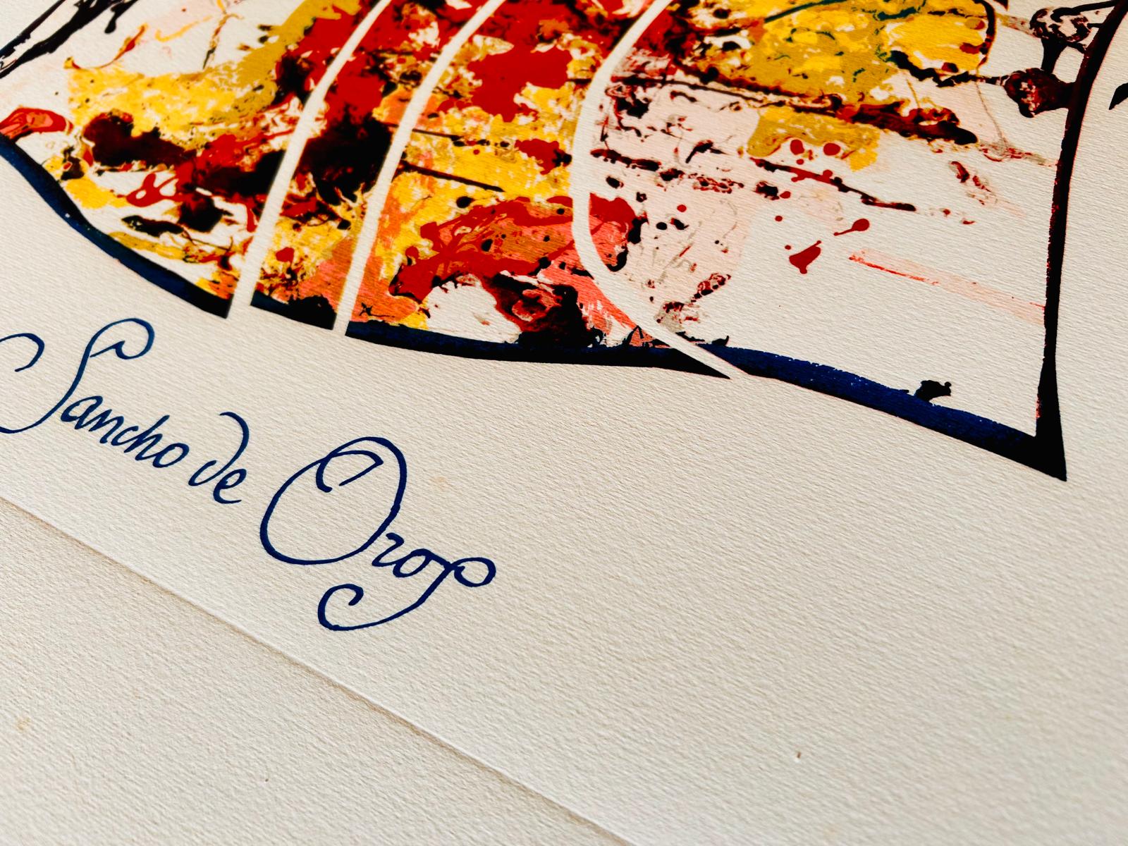 Miguel BERROCAL. Almogavares II, 1988. Serigrafía original firmada a mano