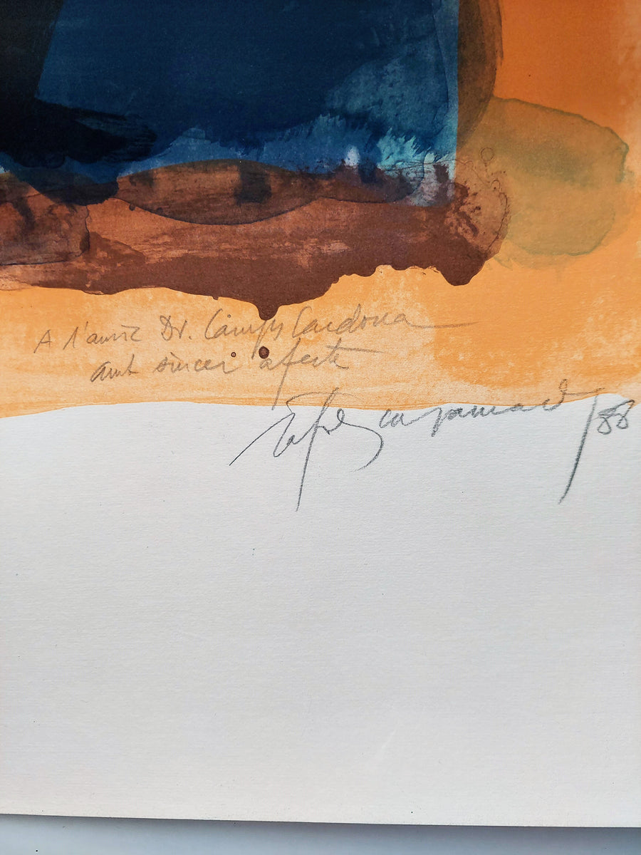 Albert RÀFOLS-CASAMADA. Barcelona (Avant la lettre), 1988. Litografía ...