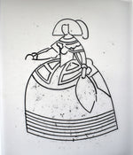 Cargar imagen en el visor de la galería, Manolo VALDÉS. Dancing notes on Las Meninas II, 2000. Impresión digital
