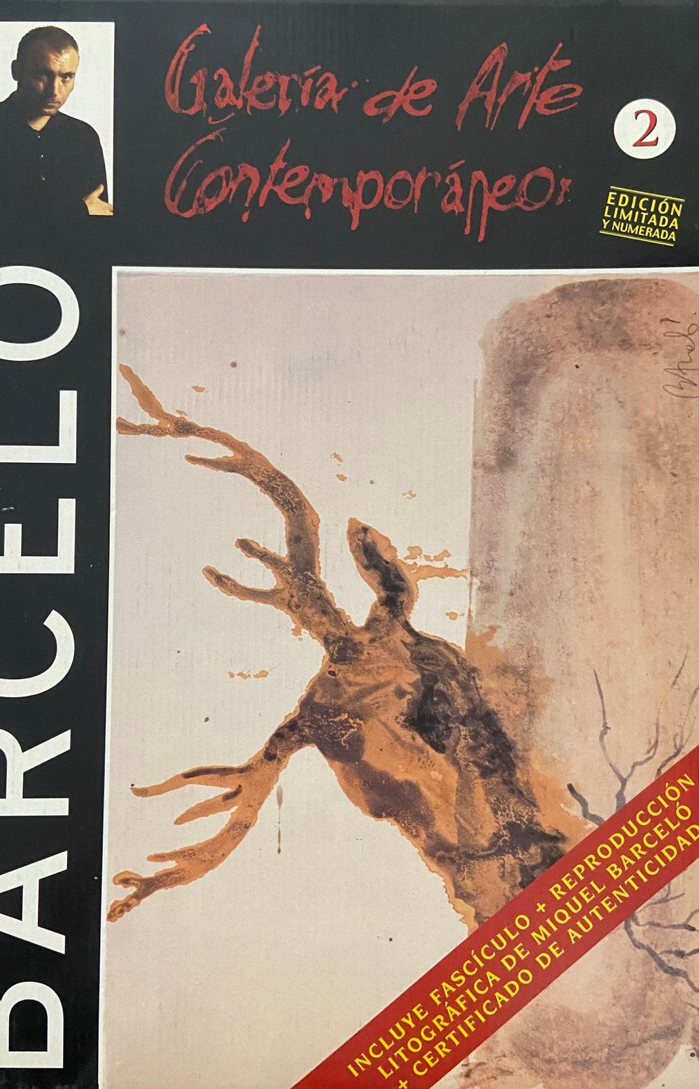 Miquel BARCELÓ.  Cabeza y raíz, 1999. Litografía original numerada