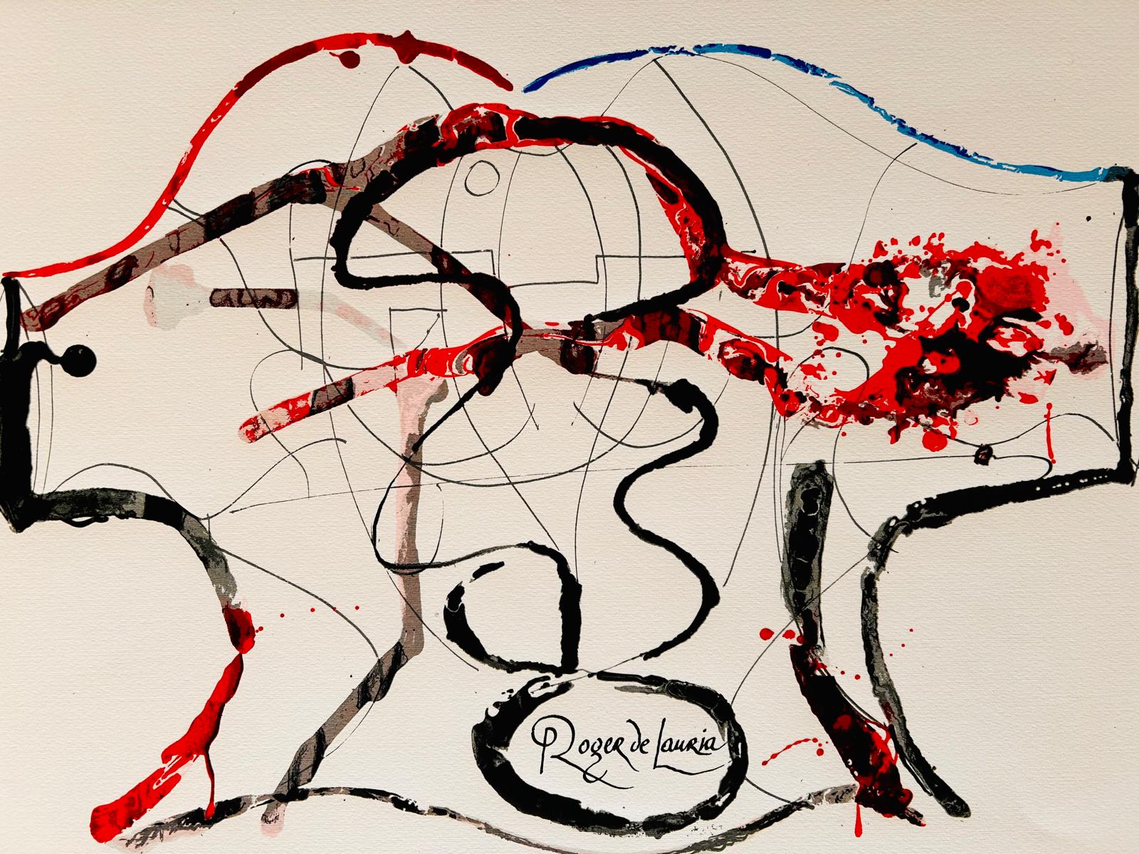 Miguel BERROCAL. Almogavares III, 1988. Serigrafía original firmada a mano