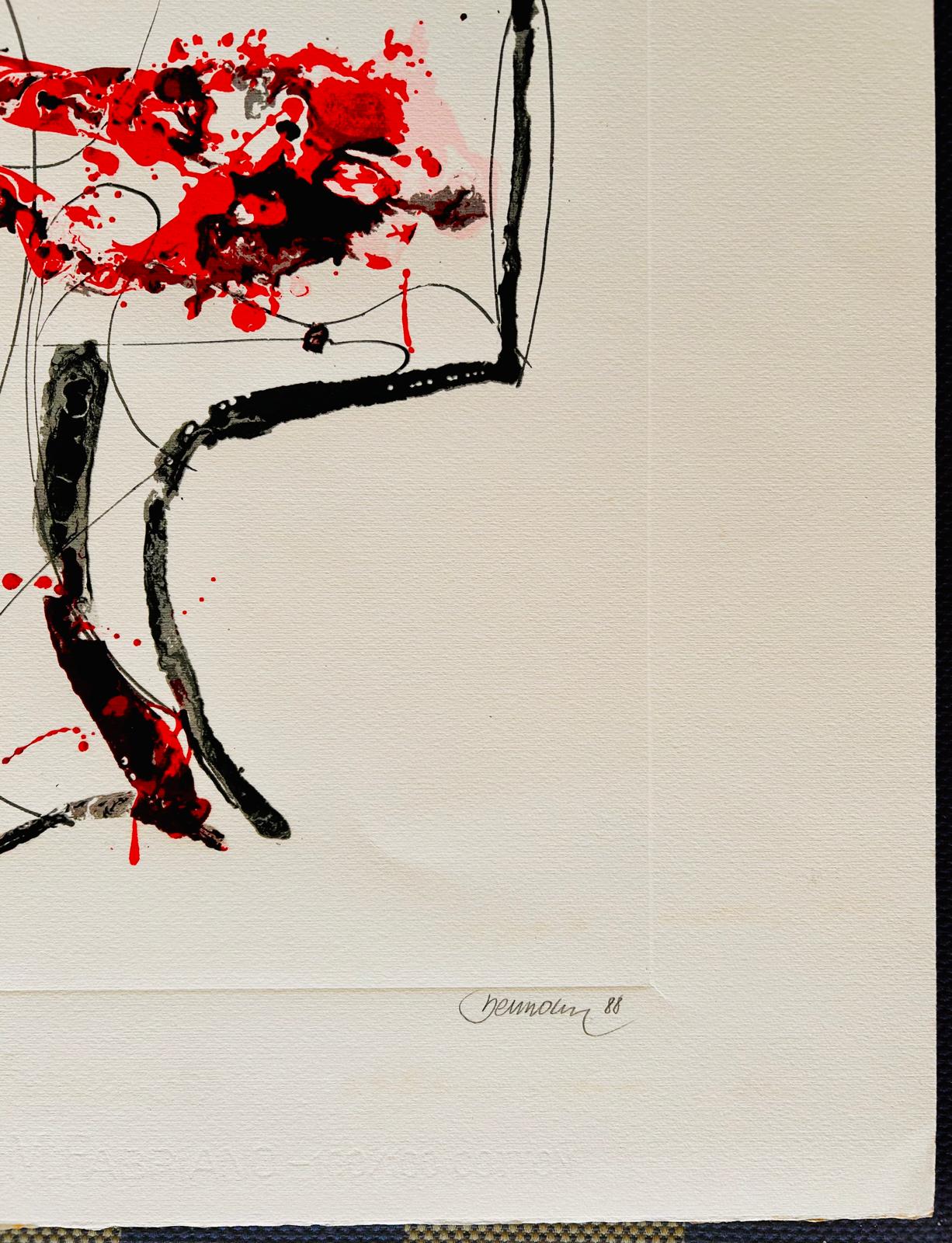 Miguel BERROCAL. Almogavares III, 1988. Serigrafía original firmada a mano