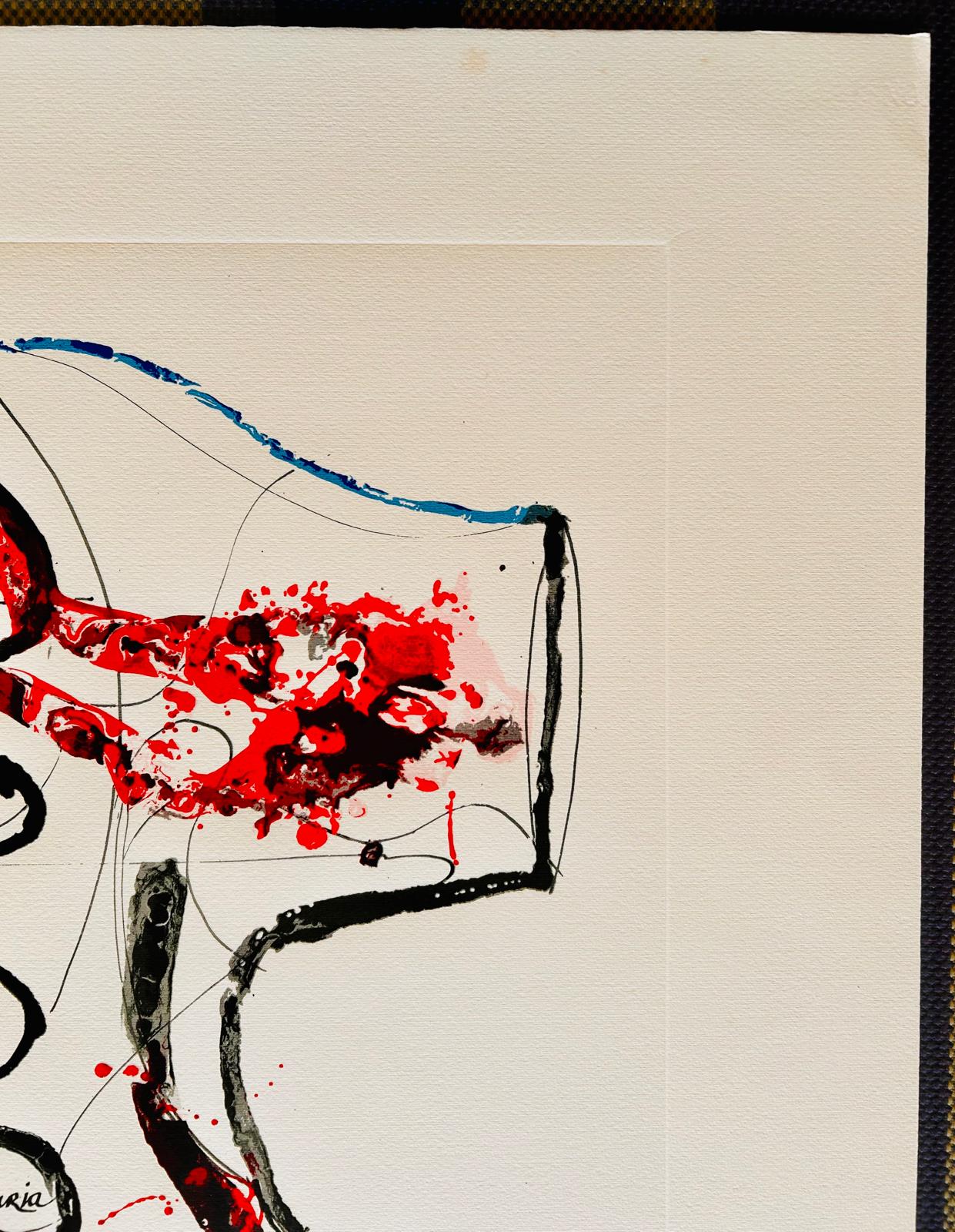 Miguel BERROCAL. Almogavares III, 1988. Serigrafía original firmada a mano