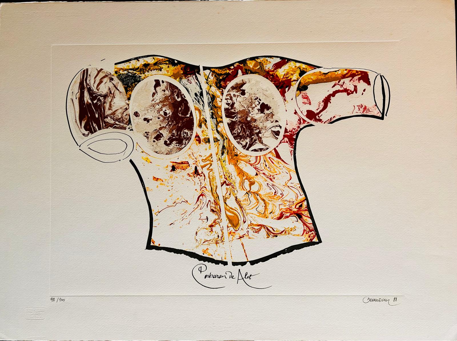 Miguel BERROCAL. Almogavares IV, 1988. Serigrafía original firmada a mano