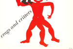 Cargar imagen en el visor de la galería, Alexander CALDER. Crags and Critters, 1975. Litografía original (cartel)
