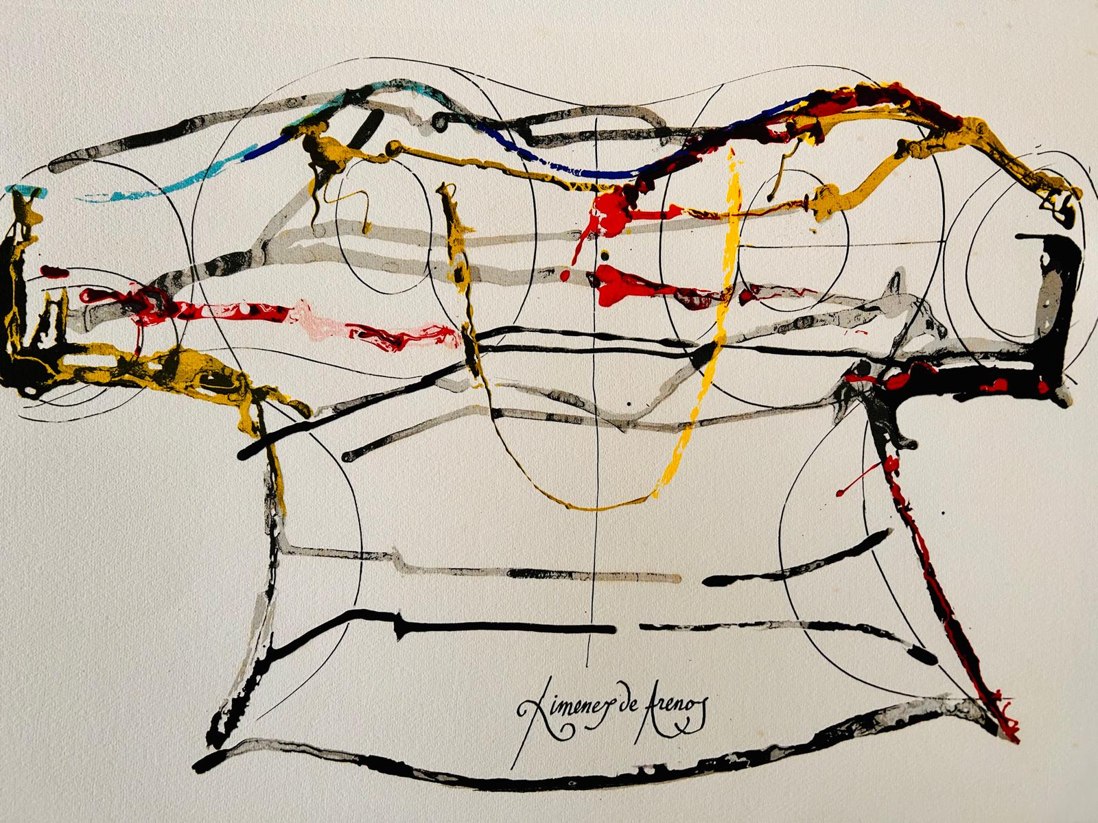 Miguel BERROCAL. Almogavares V, 1988. Serigrafía original firmada a mano