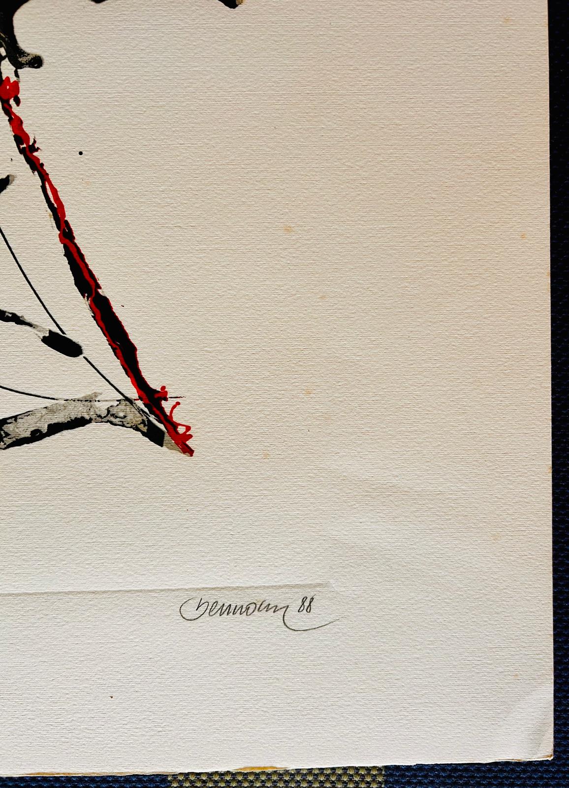 Miguel BERROCAL. Almogavares V, 1988. Serigrafía original firmada a mano