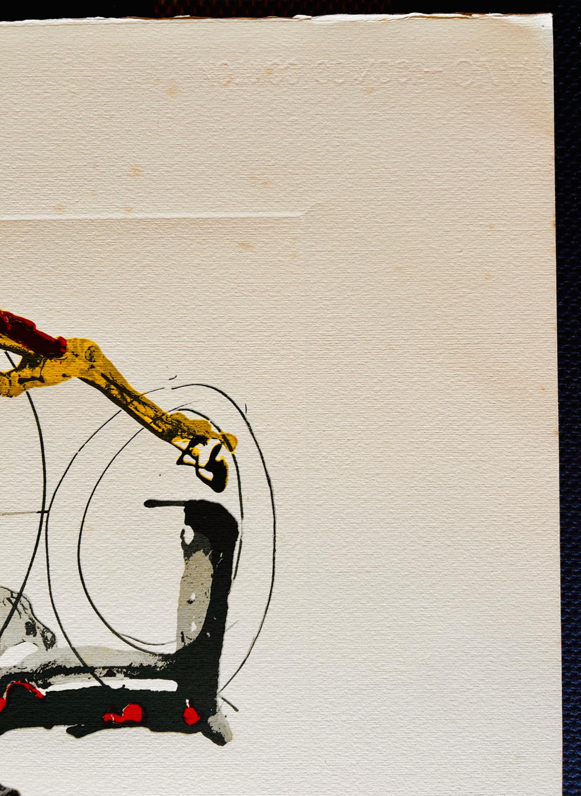 Miguel BERROCAL. Almogavares V, 1988. Serigrafía original firmada a mano