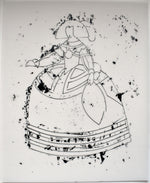 Cargar imagen en el visor de la galería, Manolo VALDÉS. Dancing notes on Las Meninas V, 2000. Impresión digital
