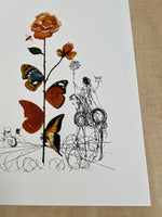 Cargar imagen en el visor de la galería, Salvador DALÍ. Flora Dalinae: Rosa Papillonacea, 1979. Litografía serie limitada
