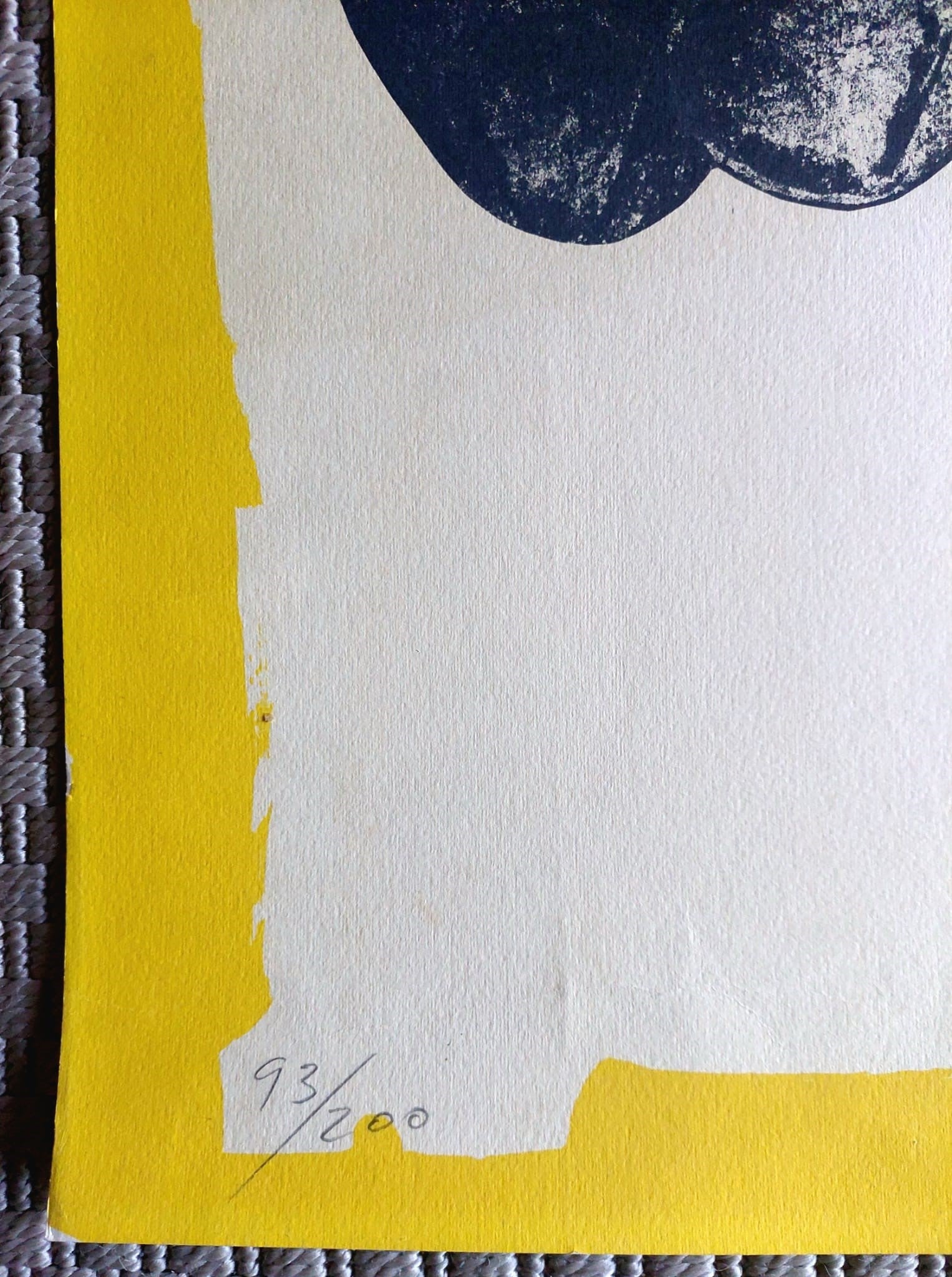 Rafael CANOGAR. Composición con manos (66), 1976. Serigrafía original, firmada a mano