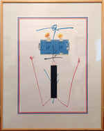 Cargar imagen en el visor de la galería, Antonio SAURA. Jardin des Nations (Catherine), 1976. Litografía original firmada (enmarcada)
