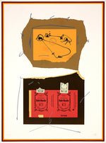 Cargar imagen en el visor de la galería, Antonio SAURA. Jardin des Nations (Gudula), 1976. Litografía original firmada (enmarcada)
