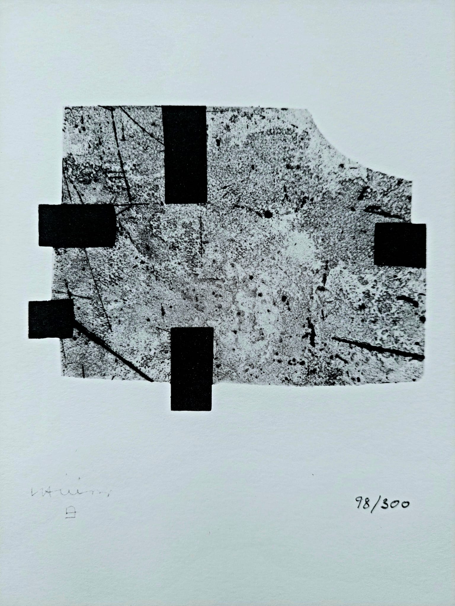 Eduardo CHILLIDA. A Peu pel Llibre I, 1996. Litografía offset limitada