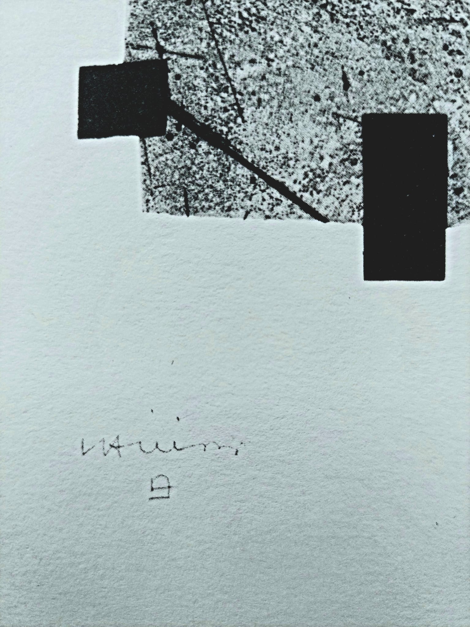 Eduardo CHILLIDA. A Peu pel Llibre I, 1996. Litografía offset limitada
