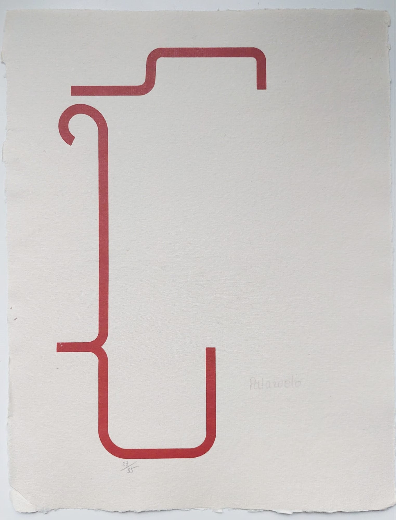 Pablo PALAZUELO. Ardicia, 1978. Grabado original firmado a mano