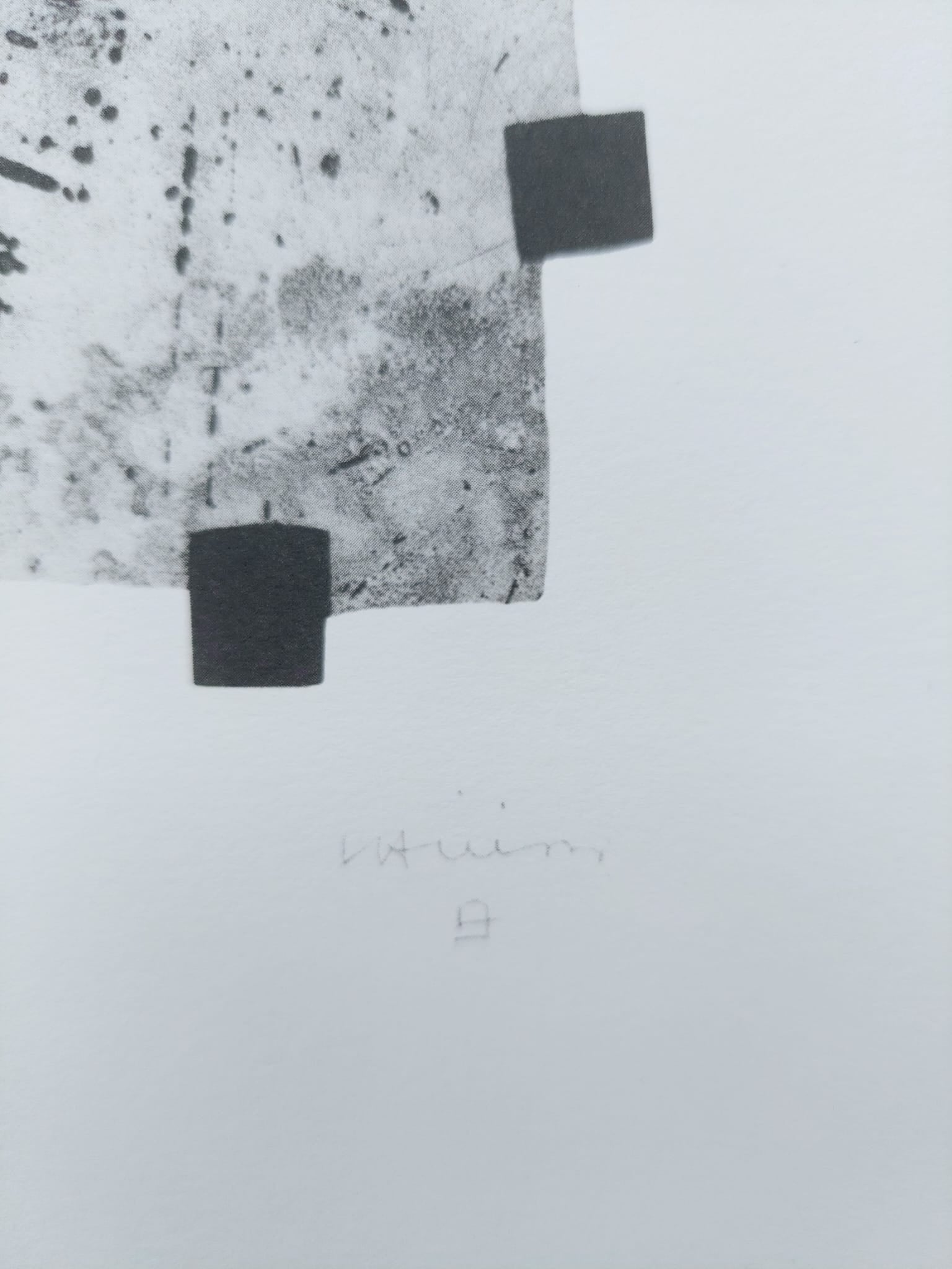 Eduardo CHILLIDA. A Peu pel Llibre IV, 1996. Litografía offset limitada
