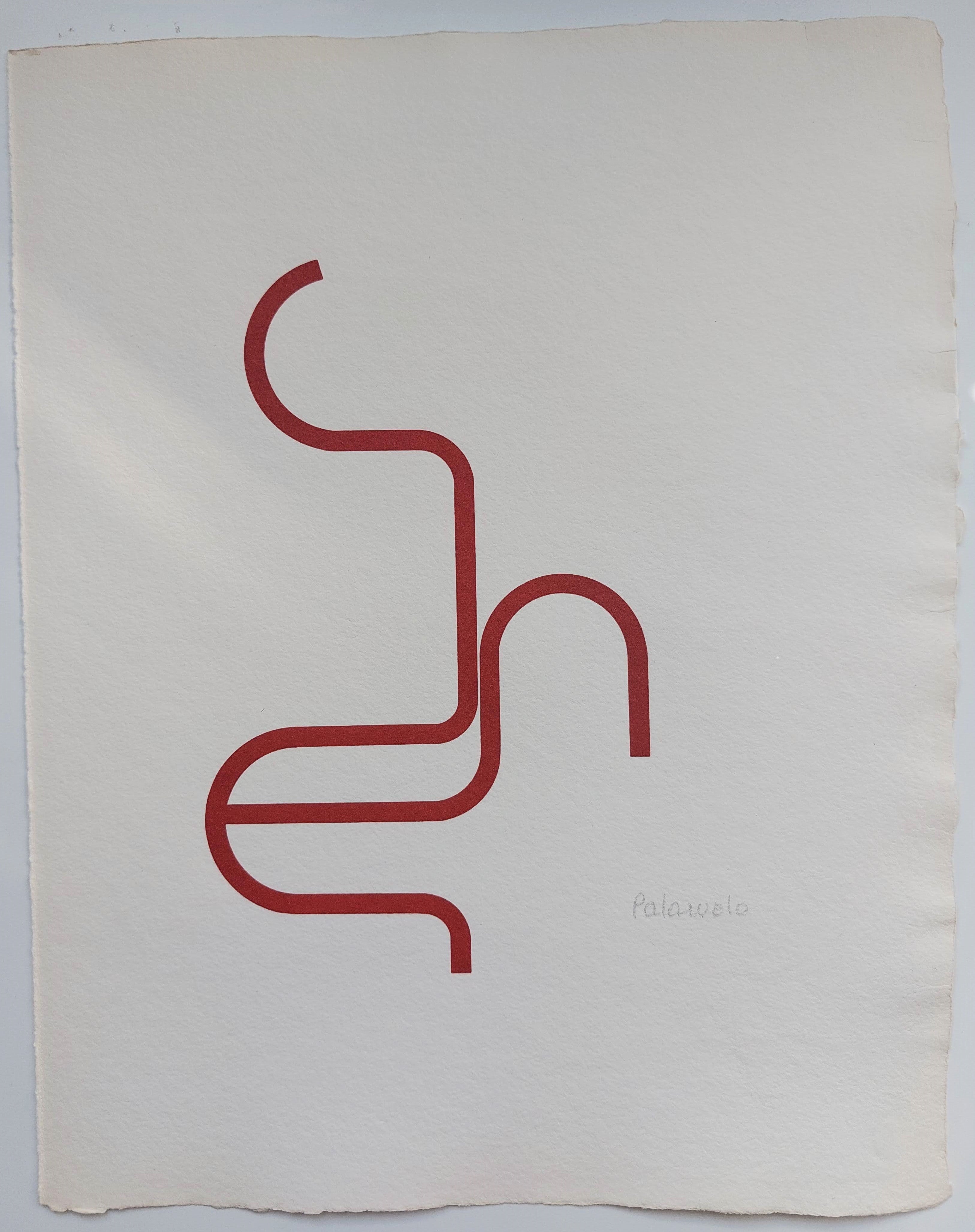 Pablo PALAZUELO. Ardicia, 1978. Grabado original firmado a mano