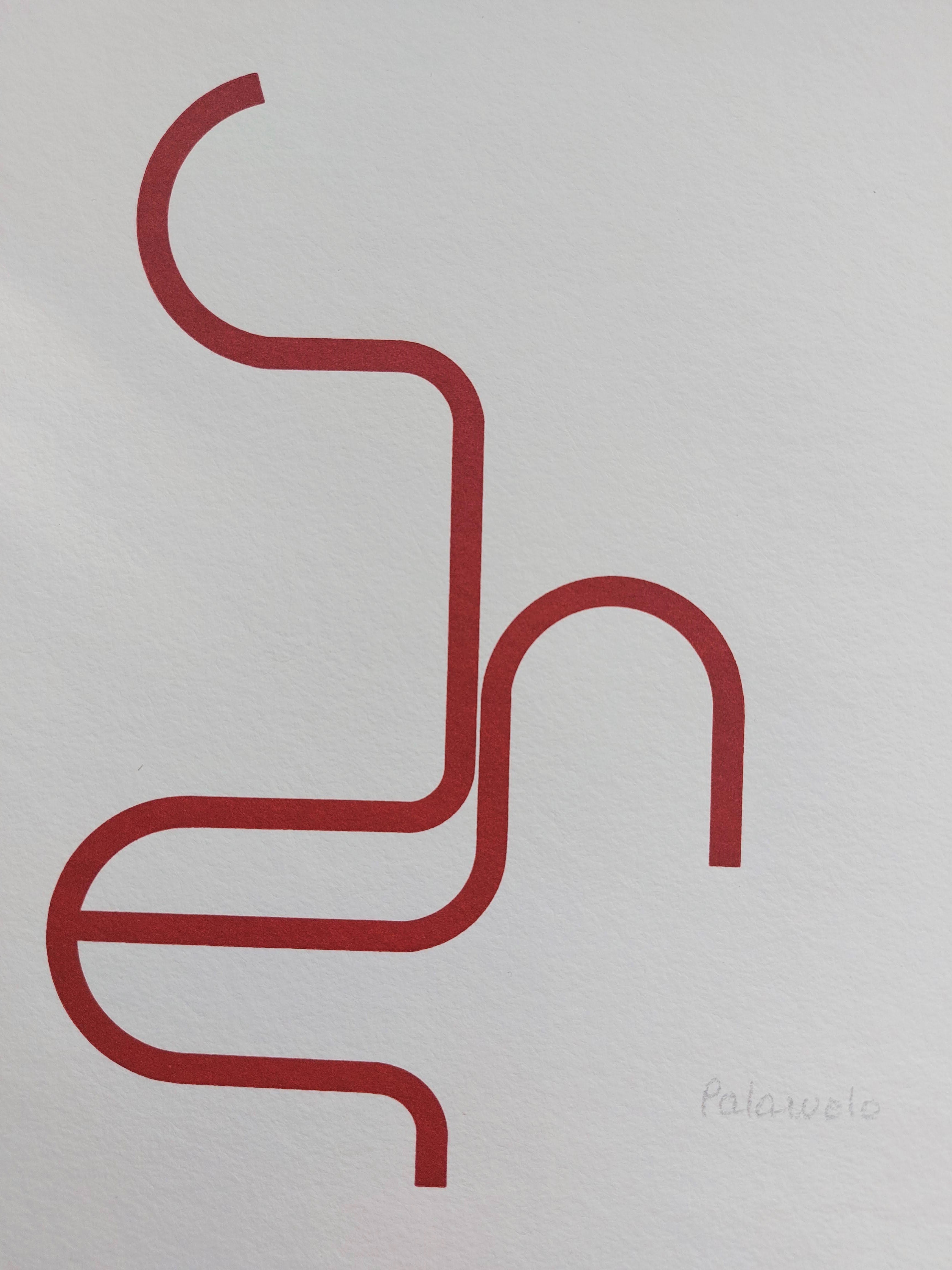 Pablo PALAZUELO. Ardicia, 1978. Grabado original firmado a mano