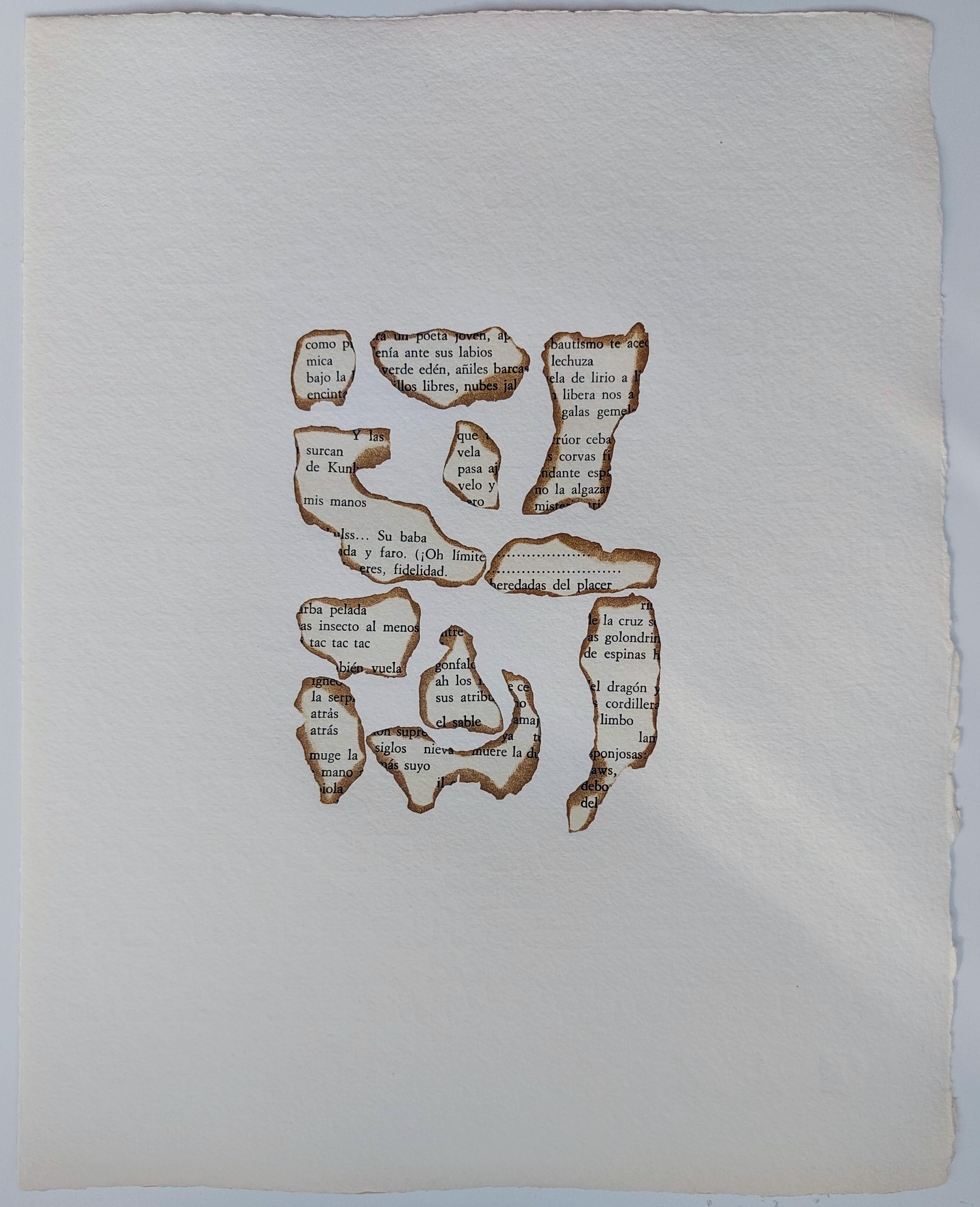 Pablo PALAZUELO. Ardicia, 1978. Grabado original serie limitada