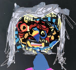 Load image into Gallery viewer, Antonio SAURA. Dama en Tecnicolor I, 1970. Serigrafía original firmada a mano
