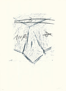 Antoni TÀPIES. Llambrec material XII, 1975. Litografía original firmada