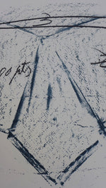 Cargar imagen en el visor de la galería, Antoni TÀPIES. Llambrec material XII, 1975. Litografía original firmada
