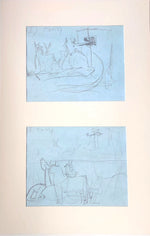 Cargar imagen en el visor de la galería, Pablo PICASSO. Boceto para el Guernica 1-2, 1990
