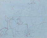 Cargar imagen en el visor de la galería, Pablo PICASSO. Boceto para el Guernica 1-2, 1990
