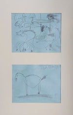 Cargar imagen en el visor de la galería, Pablo PICASSO. Boceto para el Guernica 3-4, 1990
