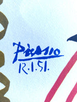 Load image into Gallery viewer, Pablo PICASSO. Le Roi du Carnaval, 1981 (1951). Litografía
