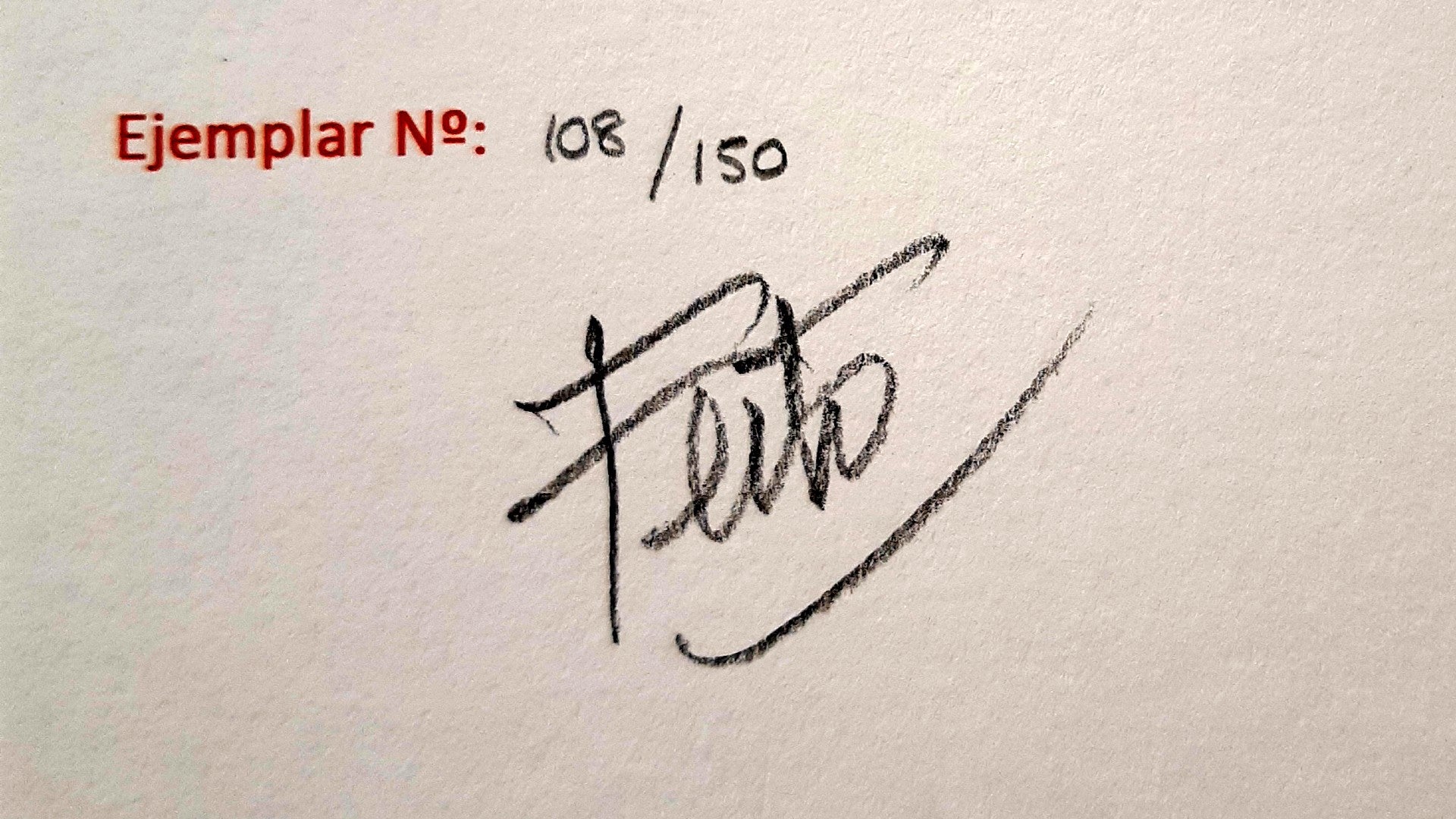 Luis FEITO. Sin título, 2015. Litografía original firmada