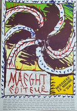 Cargar imagen en el visor de la galería, Pierre ALECHINSKY. Hélice, 1982. Litografía original (cartel)
