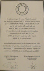 Cargar imagen en el visor de la galería, Eduardo ARROYO. Waldorf Astoria, 2000. Litografía original
