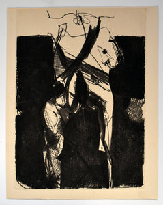 Manolo MILLARES. Figura I, de Poemas de Amor, 1969. Grabado original (punta seca)