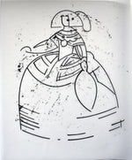 Cargar imagen en el visor de la galería, Manolo VALDÉS. Dancing notes on Las Meninas I, 2000. Impresión digital
