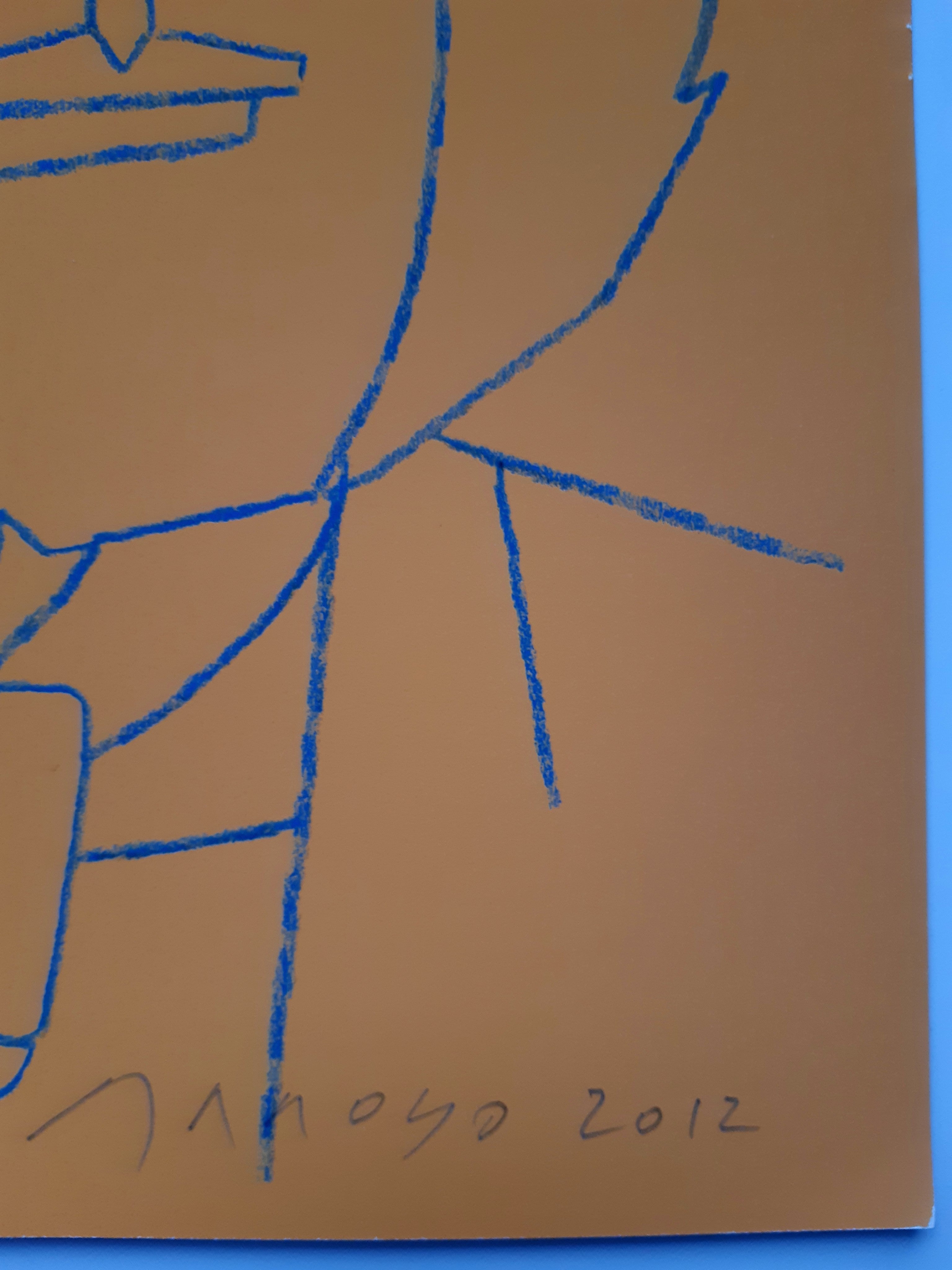 Eduardo ARROYO. Abadie, 2012. Obra gráfica original firmada