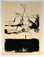 Cargar imagen en el visor de la galería, Manolo MILLARES. Figura II, de Poemas de Amor, 1969. Grabado original (punta seca)
