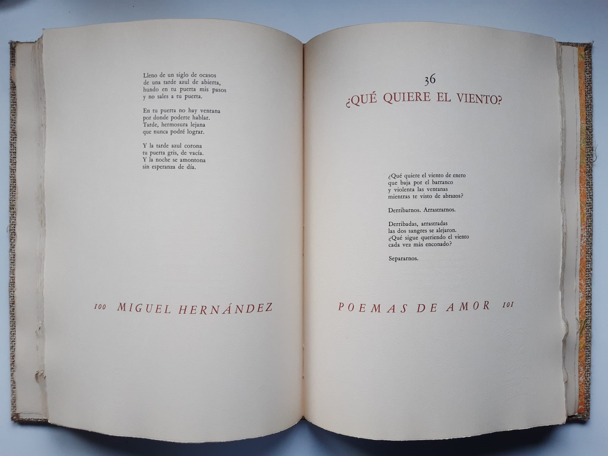 Manolo MILLARES. Poemas de Amor, 1969. Libro con 2 grabados originales firmados