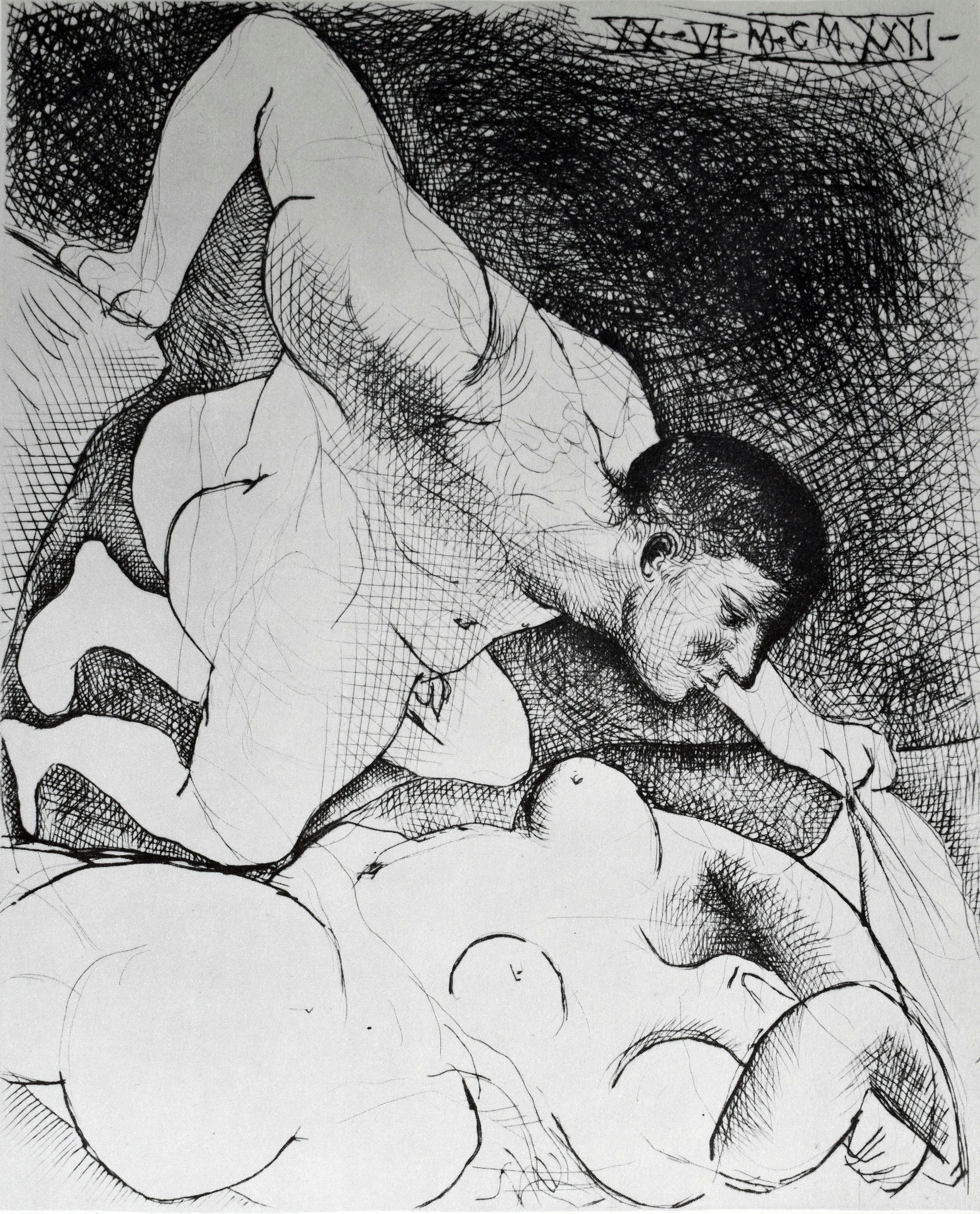 Pablo PICASSO. Suite Vollard 5. Edición Hatje, 1956. Litografía