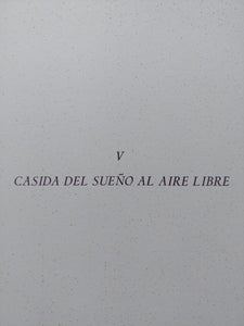 Manuel VIOLA. Casida del Sueño al aire libre, 1969. Litografía original firmada