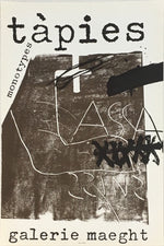 Cargar imagen en el visor de la galería, Antoni TÀPIES. Assassins, 1974. Cartel original (litografía)

