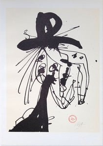 Antonio SAURA. Dora Maar, 1983 Litografía