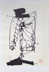 Antonio SAURA. Dora Maar, 1983 Litografía