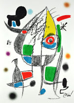 Cargar imagen en el visor de la galería, Joan MIRÓ. Maravillas con variaciones acrósticas en el jardín XX, 1975. Litografía original
